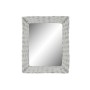 Wall mirror DKD Home Decor Crystal MDF White wicker Cottage (53 x 63 x 4 cm) (53,5 x 4 x 62,5 cm) by DKD Home Decor, Wall-Mou...