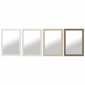 Wall mirror DKD Home Decor Crystal White MDF Wood Stripped (60 x 2,5 x 180 cm) | Tienda24 - Global Online Shop Tienda24.eu