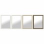 Espejo de pared DKD Home Decor Marrón Negro Gris oscuro Marfil Cristal Poliestireno 70 x 2 x 97 cm (4 Unidades) de DKD Home D...