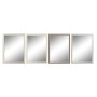 Espejo de pared DKD Home Decor 56 x 2 x 76 cm Cristal Gris Marrón Blanco Poliestireno (4 Piezas) de DKD Home Decor, Espejos d...