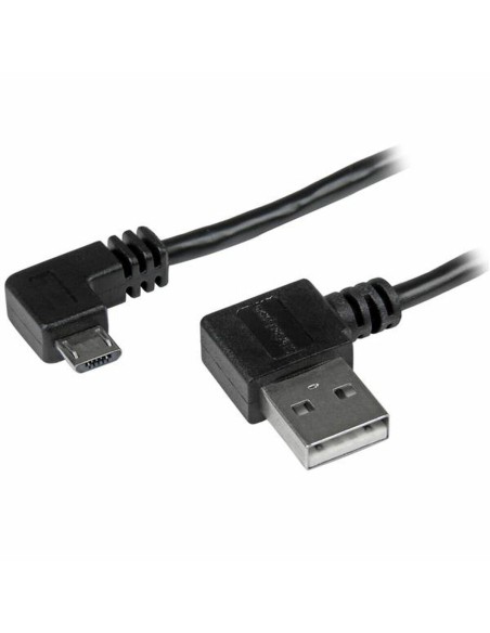 Cabo USB para Micro USB Startech USB2AUB2RA2M Preto | Tienda24 Tienda24.eu