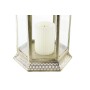 Lantern DKD Home Decor Crystal Golden Metal (21 x 19 x 37 cm) by DKD Home Decor, Candelabras and candle holders - Ref: S30298...