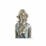 Figura Decorativa DKD Home Decor Azul Dorado Mujer 15 x 9,5 x 18 cm de DKD Home Decor, Adornos - Ref: S3029843, Precio: 13,78...