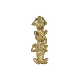 Figurine Décorative DKD Home Decor Doré Singes 9 x 7 x 25 cm de DKD Home Decor, Objets de décoration - Réf : S3029869, Prix :...