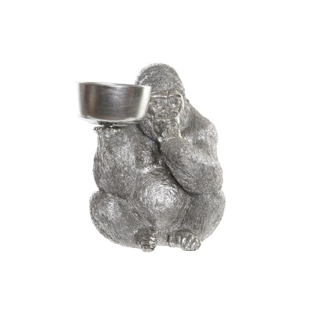 Decorative Figure DKD Home Decor Silver Resin Gorilla (32 x 26,5 x 36 cm) by DKD Home Decor, Ornaments - Ref: S3029925, Price...