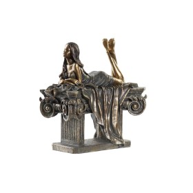 Figurine Décorative DKD Home Decor Femme Cuivre Résine (30,5 x 15,5 x 28,5 cm) de DKD Home Decor, Objets de décoration - Réf ...