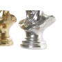 Decorative Figure DKD Home Decor 24,5 x 17,5 x 36 cm Silver Golden Bust Neoclassical (2 Units) by DKD Home Decor, Ornaments -...