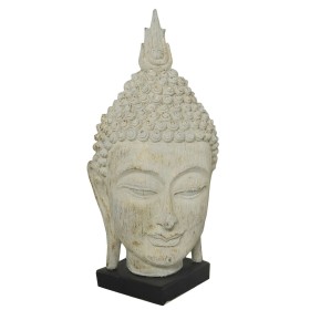 Figura Decorativa DKD Home Decor 33 x 34 x 65 cm Gris Buda Oriental Decapé de DKD Home Decor, Adornos - Ref: S3029947, Precio...