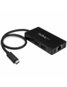 Hub USB Startech HB30C3A1GE Schwarz 2100 W | Tienda24 Tienda24.eu