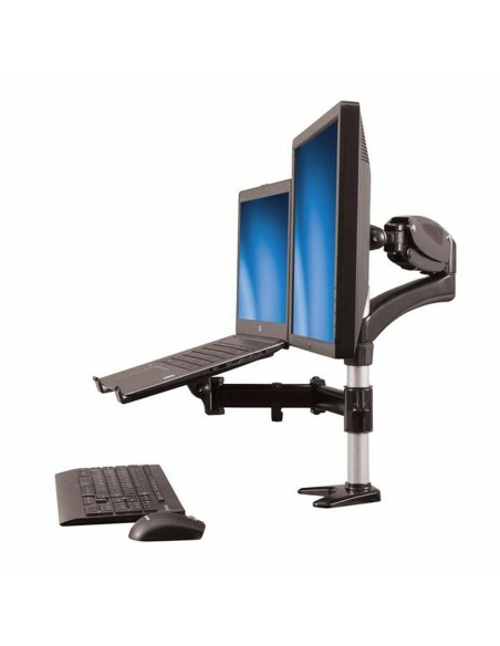 Suporte de Mesa para Ecrã Startech ARMUNONB 27" Preto | Tienda24 Tienda24.eu