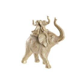 Statua Decorativa DKD Home Decor 24 x 10 x 25,5 cm Elefante Dorato Coloniale di DKD Home Decor, Soprammobili - Rif: S3029996,...