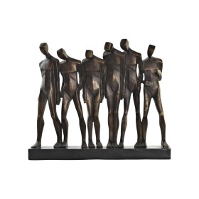 Decorative Figure DKD Home Decor Black Copper Resin Persons Modern (40 x 10,5 x 34,5 cm) by DKD Home Decor, Ornaments - Ref: ...