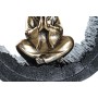 Decorative Figure DKD Home Decor Black Golden Monk Oriental 20,8 x 6,5 x 18,5 cm (2 Units) by DKD Home Decor, Ornaments - Ref...