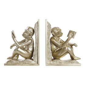 Bookend DKD Home Decor Rhinoceros Golden Resin Colonial 15 x 7,5 x 14,5 cm | Tienda24 - Global Online Shop Tienda24.eu