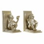 Bookend DKD Home Decor Champagne 13 x 12 x 17,5 cm Resin Colonial Monkey by DKD Home Decor, Bookends - Ref: S3030059, Price: ...