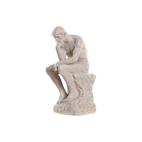 Statua Decorativa DKD Home Decor The Thinker Beige Uomo 12 x 11 x 25 cm di DKD Home Decor, Soprammobili - Rif: S3030063, Prez...