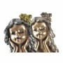 Decorative Figure DKD Home Decor 17 x 14 x 25 cm Red Golden (2 Units) by DKD Home Decor, Ornaments - Ref: S3030088, Price: 49...