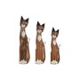 Figura Decorativa DKD Home Decor Blanco Marrón Gatos 21 x 7 x 80 cm 17 x 6 x 80 cm de DKD Home Decor, Adornos - Ref: S3030185...