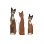 Figura Decorativa DKD Home Decor Blanco Marrón Gatos 21 x 7 x 80 cm 17 x 6 x 80 cm de DKD Home Decor, Adornos - Ref: S3030185...