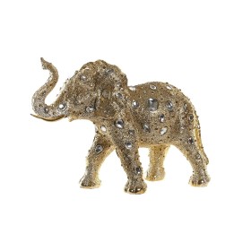 Deko-Figur DKD Home Decor Elefant Gold Harz Moderne (36 x 14 x 26,5 cm) von DKD Home Decor, Ornamente - Ref: S3030206, Preis:...