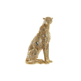 Statua Decorativa DKD Home Decor Leopardo Resina Moderno (23,5 x 15 x 37 cm) di DKD Home Decor, Soprammobili - Rif: S3030208,...