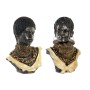 Figurine Décorative DKD Home Decor Africaine 26 x 20 x 42 cm Noir Beige Colonial (2 Unités) | Tienda24 - Global Online Shop Tienda24.eu