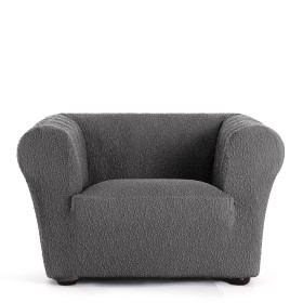 Armchair slipcovers Eysa ROC Dark grey 110 x 100 x 130 cm by Eysa, Armchairs - Ref: D1606399, Price: 94,16 €, Discount: %