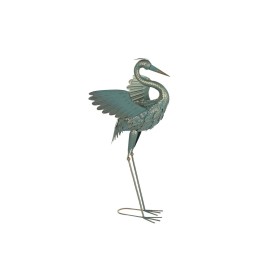 Figura Decorativa DKD Home Decor Azul Metal Garça (35 x 48 x 83 cm) de DKD Home Decor, Adornos - Ref: S3030245, Preço: 40,66 ...