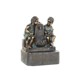 Garden fountain DKD Home Decor Bronze Resin Boys (47 cm) by DKD Home Decor, Water Spitters - Ref: S3030315, Price: 159,80 €, ...