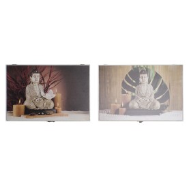 Abdeckungen DKD Home Decor Zähler Buddha Holz MDF 2 Stück 46,5 x 6 x 31,5 cm von DKD Home Decor, Schränke und Regale - Ref: S...