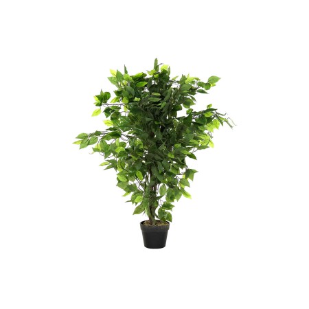 Planta Decorativa DKD Home Decor 50 x 50 x 90 cm Metal Polietileno Verde 30 x 40 cm Ficus Urbano de DKD Home Decor, Plantas -...