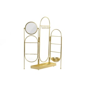 Jewellery Stand DKD Home Decor Mirror Metal (45 x 10,5 x 51,5 cm) (46 x 10,5 x 51,5 cm) by DKD Home Decor, Wardrobe Jewellery...