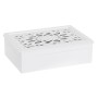 Caja para Relojes DKD Home Decor Blanco Cristal Madera MDF 29 x 20 x 9 cm (12 Unidades) de DKD Home Decor, Cajas para relojes...