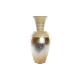 Buy Vase DKD Home Decor Natural Silver Golden