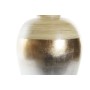 Vase DKD Home Decor Naturel Argenté Doré Nacre noire Bambou Tropical Feuille d'une plante (25 x 25 x 53 cm) de DKD Home Decor...