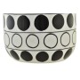 Vase DKD Home Decor Porcelain Black White Modern Circles 16 x 16 x 18 cm by DKD Home Decor, Vases - Ref: S3030927, Price: 21,...