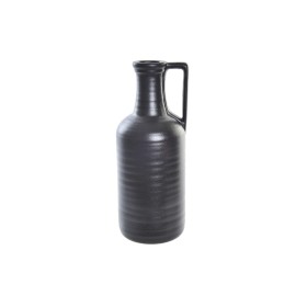 Vase 20,5 x 20,5 x 18 cm Noir Aluminium | Tienda24 - Global Online Shop Tienda24.eu