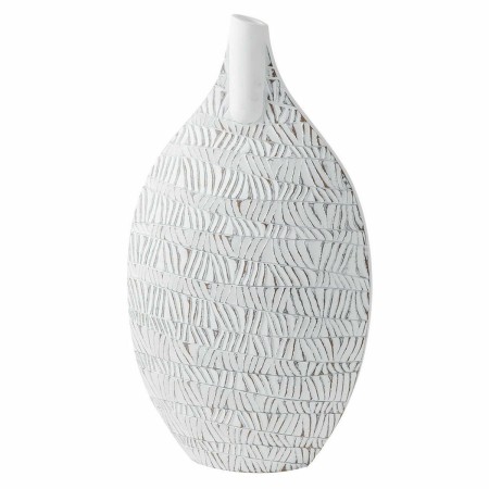 Vaso DKD Home Decor Branco Resina Moderno 32 x 13 x 57 cm de DKD Home Decor, Jarrões - Ref: S3030950, Preço: 51,80 €, Descont...