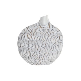 Vaso DKD Home Decor 27 x 11 x 31 cm Branco Resina Moderno de DKD Home Decor, Jarrões - Ref: S3030951, Preço: 26,74 €, Descont...