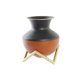 Vaso DKD Home Decor Metal Multicolor Moderno 18 x 18 x 21 cm de DKD Home Decor, Jarrões - Ref: S3030964, Preço: 19,01 €, Desc...