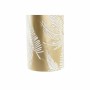 Vaso DKD Home Decor Dorato Metallo Crema Tropicale Foglia della pianta (21 x 21 x 71 cm) di DKD Home Decor, Vasi - Rif: S3030...