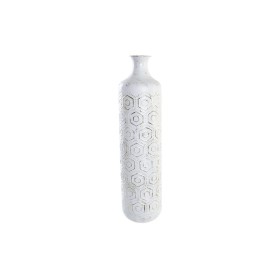 Vaso DKD Home Decor Dorato Metallo Bianco Orientale (17 x 17 x 66 cm) di DKD Home Decor, Vasi - Rif: S3031007, Prezzo: 39,98 ...