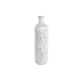 Jarrón DKD Home Decor Dorado Metal Blanco Oriental (17 x 17 x 56 cm) de DKD Home Decor, Jarrones - Ref: S3031008, Precio: 38,...