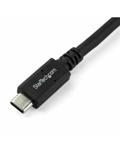 USB 2.0 A to Micro USB B Cable Startech USB2HAUBY3 Black | Tienda24 Tienda24.eu