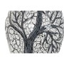 Vase DKD Home Decor Arbre Blanc Noir Blanc/Noir Verre Terre cuite 29 x 29 x 60 cm | Tienda24 - Global Online Shop Tienda24.eu