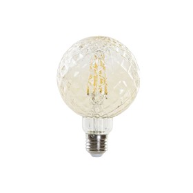 LED lamp DKD Home Decor Amber 4 W E27 450 lm 9,5 x 9,5 x 14 cm by DKD Home Decor, LED Bulbs - Ref: S3031167, Price: 9,96 €, D...