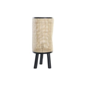 Lâmpada de mesa DKD Home Decor Natural Preto 220 V 50 W (25 x 25 x 59 cm) de DKD Home Decor, Candeeiros de mesa e de cabeceir...