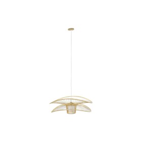 Candeeiro de teto DKD Home Decor Natural Bambu 50 W 80 x 80 x 29 cm de DKD Home Decor, Iluminação de teto interior - Ref: S30...