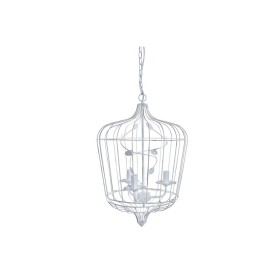 Candeeiro de teto DKD Home Decor 37 x 37 x 55 cm Metal Branco 25 W de DKD Home Decor, Iluminação de teto interior - Ref: S303...