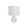 Desk lamp DKD Home Decor White Golden Metal 50 W 220 V 36 x 36 x 52 cm by DKD Home Decor, Bedside and Table Lamps - Ref: S303...